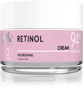 Delia Retinol - 94% składników z natury - Odżywczy krem na dzień o działaniu odmładzającym 50ml 1