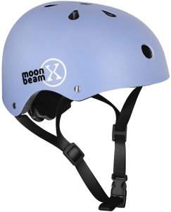 NA0189 ZESTAW LED ŁYŻWOROLKI  OCHRANIACZE MOONBEAM NIEBIESKIE ROZM. M(35-38) NILS EXTREME 6