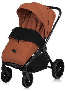 Universalus vežimėlis Lionelo Mika Plus 3in1, brown rust 4