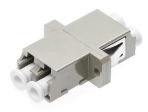 Adapter światłowodowy LC/UPC duplex, wielomodowy MM 1