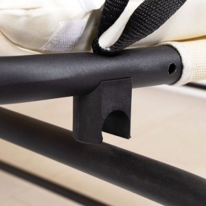 Huśtawka ogrodowa z daszkiem 4-osobowa kremowa UNIWERSALNY 28