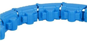 Hula hop z obciążeniem i masażerem odchudzające 24 wypustki niebieskie UNIWERSALNY 11