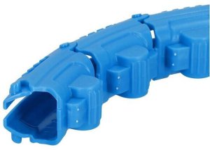 Hula hop z obciążeniem i masażerem odchudzające 24 wypustki niebieskie UNIWERSALNY 12