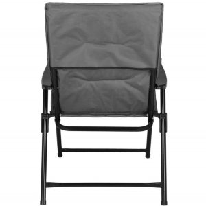 Krzesło turystyczne, wędkarskie składane krzesełko na biwak, plaże szaro-czarne UNIWERSALNY 11