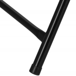 Krzesło turystyczne, wędkarskie składane krzesełko na biwak, plaże szaro-czarne UNIWERSALNY 17