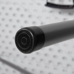 Ławka składana cateringowa 180 x 30 x 43 cm turystyczna biwak biało-szara UNIWERSALNY 15