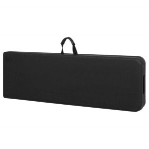 Ławka cateringowa, turystyczna składana na bankiet, 180 x 30 x 43 cm czarno-szara UNIWERSALNY 11