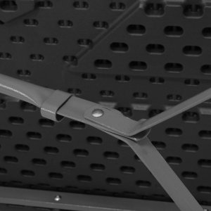 Ławka cateringowa, turystyczna składana na bankiet, 180 x 30 x 43 cm czarno-szara UNIWERSALNY 15