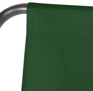 Materiał na siedzisko huśtawki ogrodowej 110 x 90 cm tkanina wodoodporna, ciemnozielona UNIWERSALNY 7