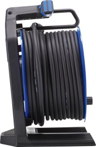 Bęben kablowy z pełnego tworzywa do urządzeń 40 m wtyczka typu E 2