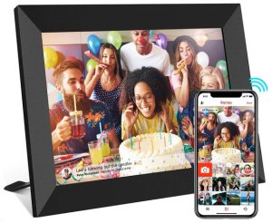 RAMKA CYFROWA NA ZDJĘCIA HD 10 CALI LED WIFI FOTORAMKA MUZYKA FILM PREZENT 16