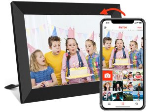 RAMKA CYFROWA NA ZDJĘCIA HD 10 CALI LED WIFI FOTORAMKA MUZYKA FILM PREZENT 4