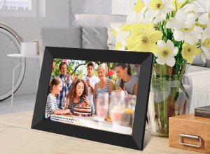 RAMKA CYFROWA NA ZDJĘCIA HD 10 CALI LED WIFI FOTORAMKA MUZYKA FILM PREZENT 10