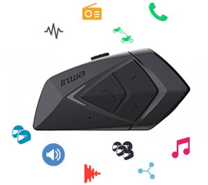 INTERKOM MOTOCYKLOWY BLUETOOTH DO KASKU PRO KASK SŁUCHAWKI NA MOTOCYKL BT INWA MZ-391 6