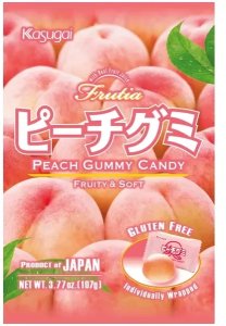 Frutia Peach Gummy, żelki o smaku brzoskwiniowym 107g - Kasugai 1