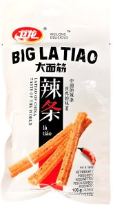 Big La Tiao przekąska Hot & Spicy 106g - Wei-Long 1