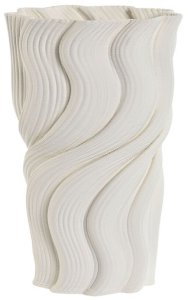 Wazon Home ESPRIT Biały Kamionka Nowoczesny 16 x 16 x 26 cm 1