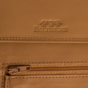 ETUI saszetka PASZPORTÓWKA na szyję dokumenty skórzana podróżna jasny brąz Beltimore D78 5