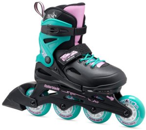 Rolki dziecięce Rollerblade Fury - Black SeaGreen Rozmiar:29-33 (18,5-21.0) 1