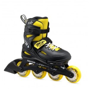 Rolki dziecięce Rollerblade Fury BLACK/YELLOW Rozmiar:33-38 (20,5-22,0) 1