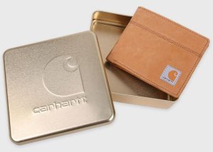 Portfel Carhartt Saddle Leather Bifold CARHARTT BROWN 1