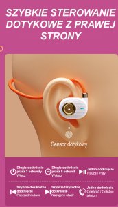 Słuchawki bezprzewodowe nauszne Mobilari M444018 8