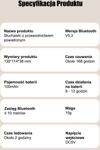 Słuchawki bezprzewodowe nauszne Mobilari M444017 10