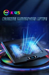 PODSTAWKA PODKŁADKA CHŁODZĄCA POD LAPTOP-A 12-17' 1