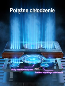 PODSTAWKA PODKŁADKA CHŁODZĄCA POD LAPTOP-A 12-17' 3
