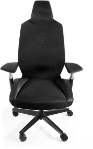 Fotel biurowy RONIN biały/czarny siatka UNIQUE 6