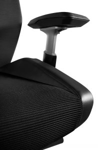 Fotel biurowy RONIN biały/czarny siatka UNIQUE 9