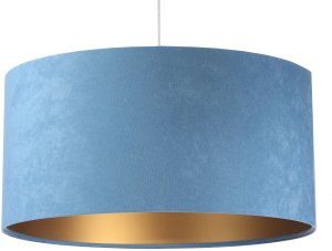 Lampa wisząca HOME 60 błękitna/złota BPS KONCEPT 1