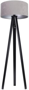 Lampa stojąca HOME 50 szara/srebrna/czarna BPS KONCEPT 1