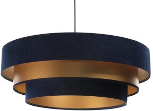 Lampa wisząca TRIO MIX granatowa/złota BPS KONCEPT 1