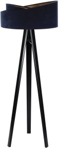 Lampa stojąca GEMSTONE granatowa/złota/czarna BPS KONCEPT 1