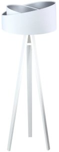 Lampa stojąca GEMSTONE biała/srebrna BPS KONCEPT 1