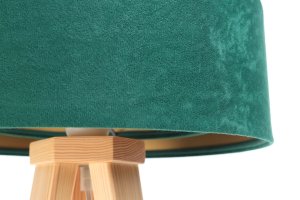 Lampa stołowa BPS KONCEPT Lampa stołowa GEMSTONE zielona/złota/sosna 7