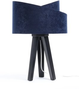 Lampa stołowa BPS KONCEPT Lampa stołowa GEMSTONE granatowa/srebrna/czarna 4