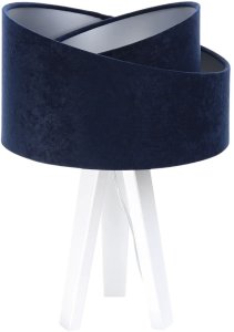 Lampa stołowa GEMSTONE granatowa/srebrna/biała BPS KONCEPT 1