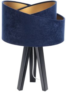 Lampa stołowa GEMSTONE granatowa/złota/czarna BPS KONCEPT 1