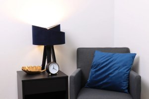 Lampa stołowa BPS KONCEPT Lampa stołowa GEMSTONE granatowa/złota/czarna 8