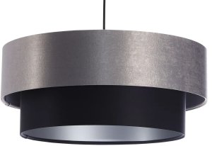 Lampa wisząca DOUBLE 50 czarna/szara BPS KONCEPT 1