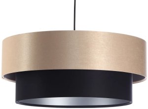 Lampa wisząca DOUBLE 40 czarna/kremowa BPS KONCEPT 1
