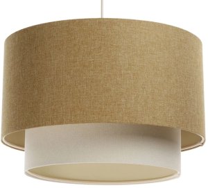 Lampa wisząca ERUTAN DOUBLE 50 żółta/kremowa BPS KONCEPT 1