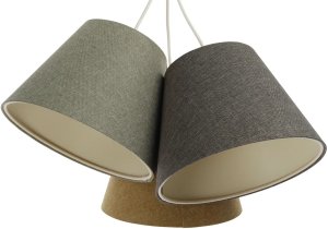 Lampa wisząca ENTURO TRIO żółta/zielona/szara BPS KONCEPT 1