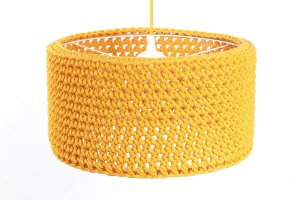 Lampa wisząca BPS KONCEPT Lampa wisząca COTTON 40 żółta 2