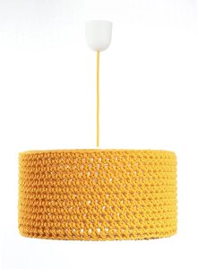 Lampa wisząca BPS KONCEPT Lampa wisząca COTTON 40 żółta 3