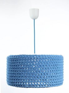Lampa wisząca COTTON 40 niebieska BPS KONCEPT 3