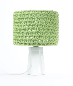 Lampa stołowa COTTON WOOD zielona BPS KONCEPT 1