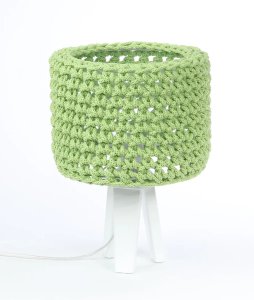 Lampa stołowa BPS KONCEPT Lampa stołowa COTTON WOOD zielona 3